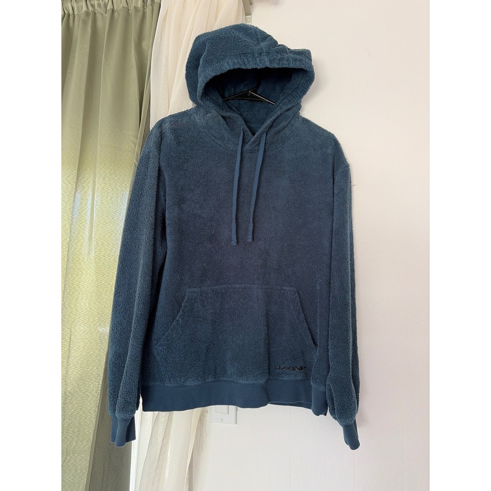 Dakine Aspresurf Hoodie Mens M Galactic Blue Terry Cloth Cotton Sweatshirt